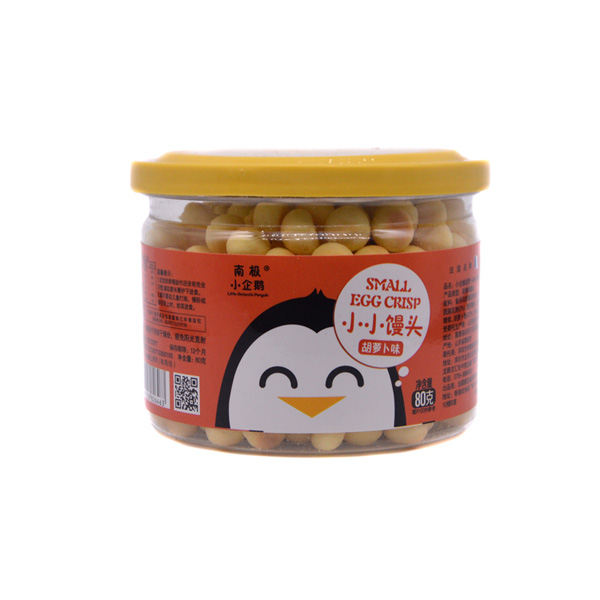 南極小企鵝小小饅頭胡蘿卜味