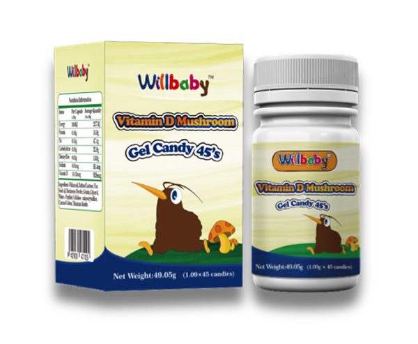 睿貝兒蘑菇粉凝膠糖果