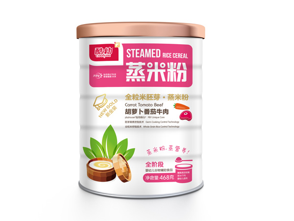 酷幼蒸米粉-胡蘿卜番茄牛肉-鐵罐