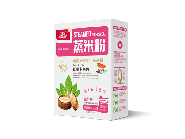 酷幼蒸米粉-胡蘿卜魚肉-紙盒