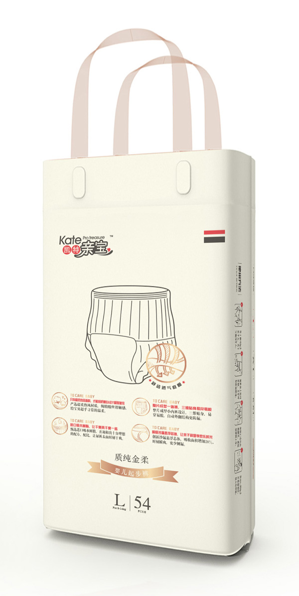 凱特親寶起步褲L碼 反面