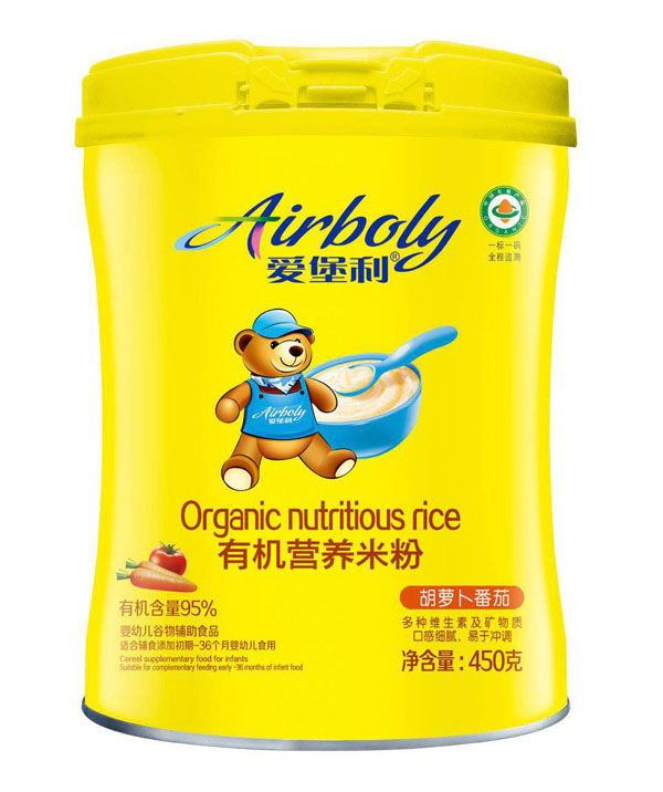 愛堡利胡蘿卜番茄有機營養(yǎng)米粉