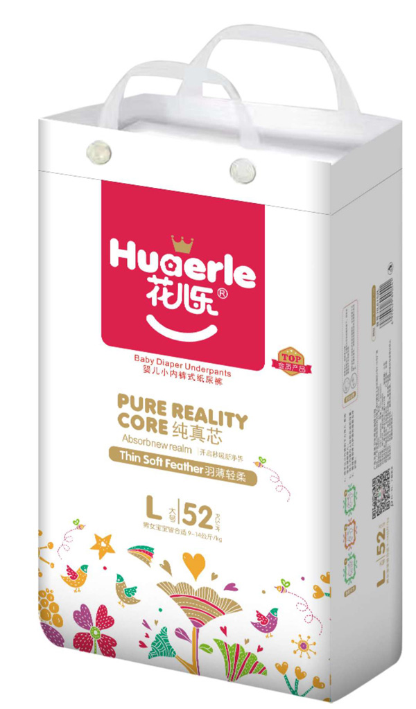 花兒樂嬰兒小內(nèi)褲式紙尿褲L