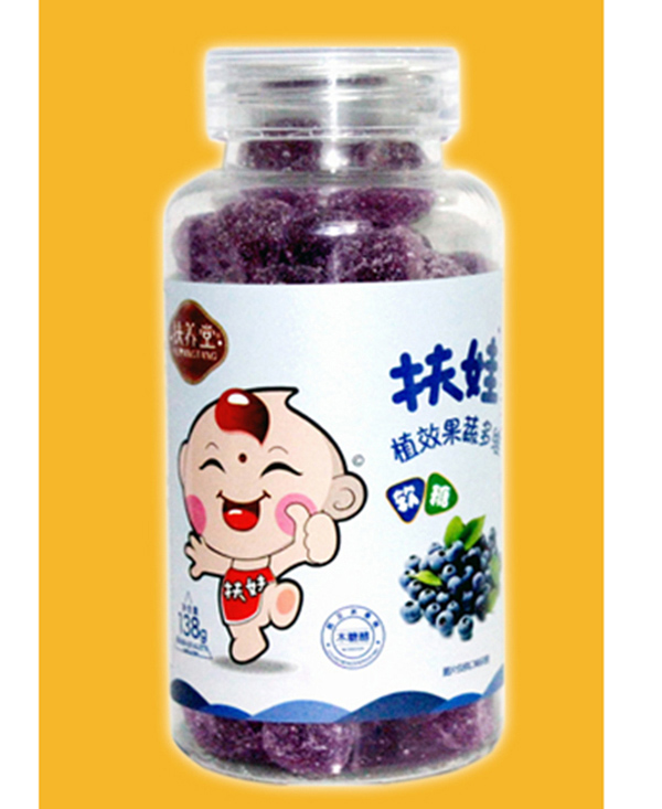 扶娃植效果蔬多維軟糖藍莓味