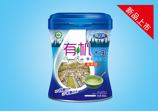 貝之籃嬰幼兒特膳有機(jī)米乳-鐵鋅鈣