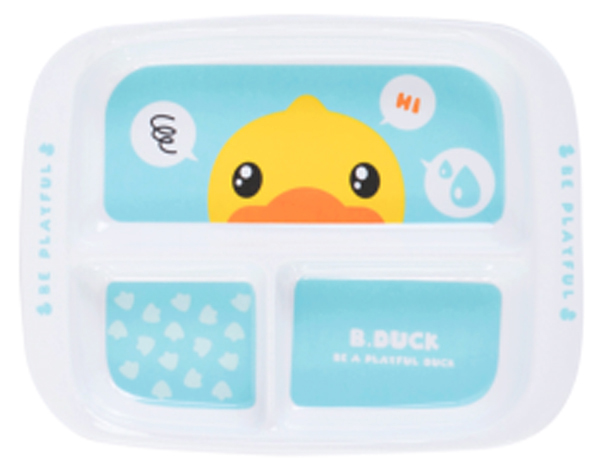 小黃鴨三格抗菌套裝白色 餐盤.jpg 小黃鴨三格抗菌套裝白色 餐盤.jpg