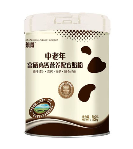 善普中老年富硒高鈣營養(yǎng)配方奶粉