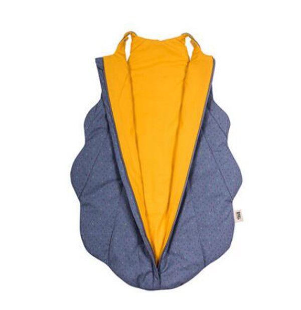 西班牙baby bites嬰兒背心式小海貝睡袋 藍色