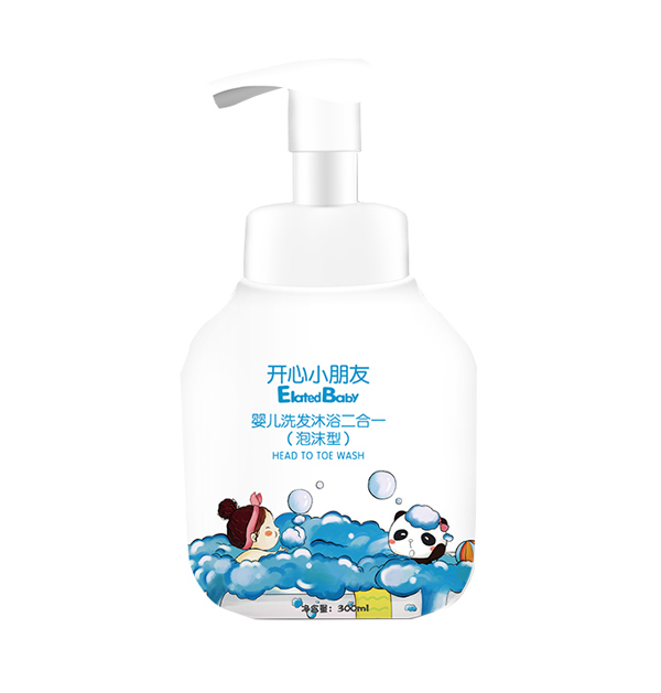 開心小朋友嬰兒洗發(fā)沐浴二合一(泡沫型)