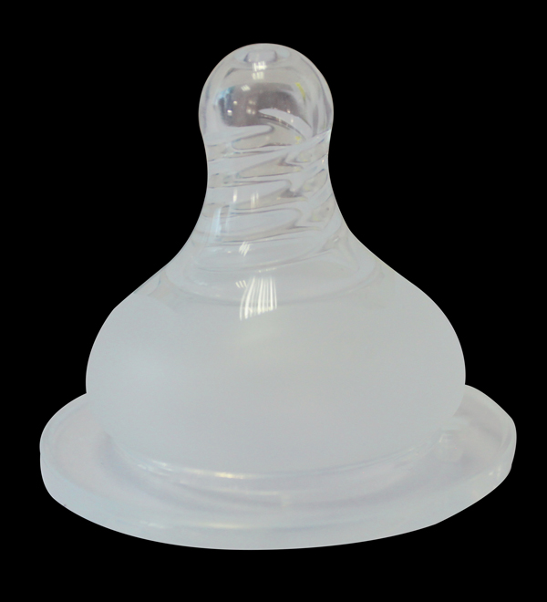 貝臣1個(gè)裝母乳實(shí)感寬口硅膠奶嘴(S/M/+)