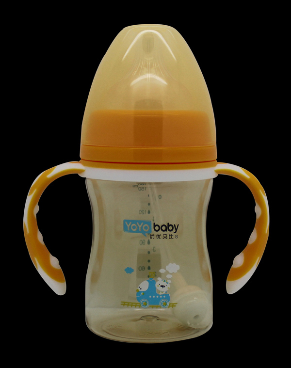 優(yōu)優(yōu)貝比160ml 寬口PPSU帶手柄自動吸奶瓶