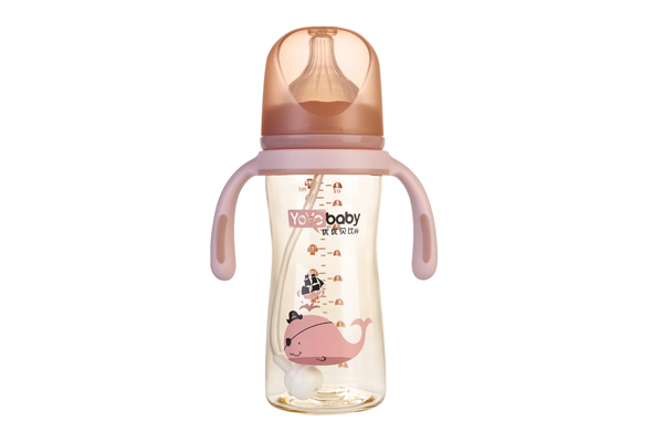 優(yōu)優(yōu)貝比 260ml 寬口PPSU帶手柄自動吸奶瓶