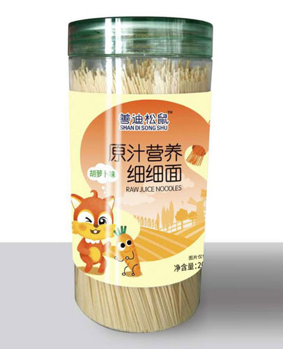 善迪松鼠原汁營(yíng)養(yǎng)細(xì)細(xì)面-胡蘿卜味