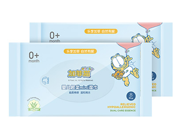 加菲貓嬰兒超柔mini濕巾