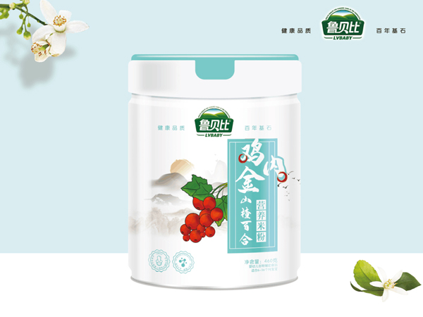 魯貝比雞內(nèi)金山楂百合營(yíng)養(yǎng)米粉 桶裝