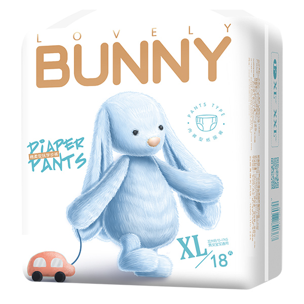 邦尼兔綿柔安撫學(xué)步褲XL18