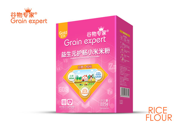 谷物專(zhuān)家益生元護(hù)暢小米米粉-胡蘿卜配方 盒裝