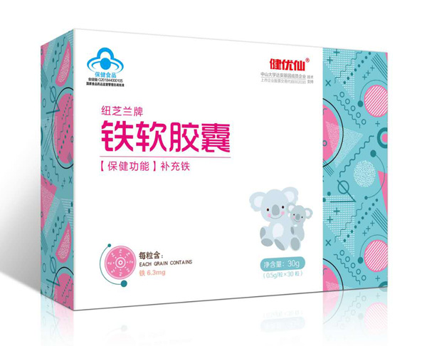 健優(yōu)仙紐芝蘭牌鐵軟膠囊