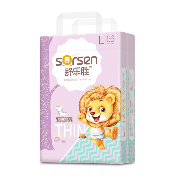 舒樂勝超薄嬰兒紙尿片大包L66