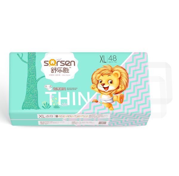 舒樂(lè)勝環(huán)腰嬰兒紙尿褲大包XL48