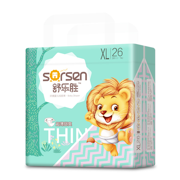 舒樂(lè)勝環(huán)腰嬰兒紙尿褲小包XL26