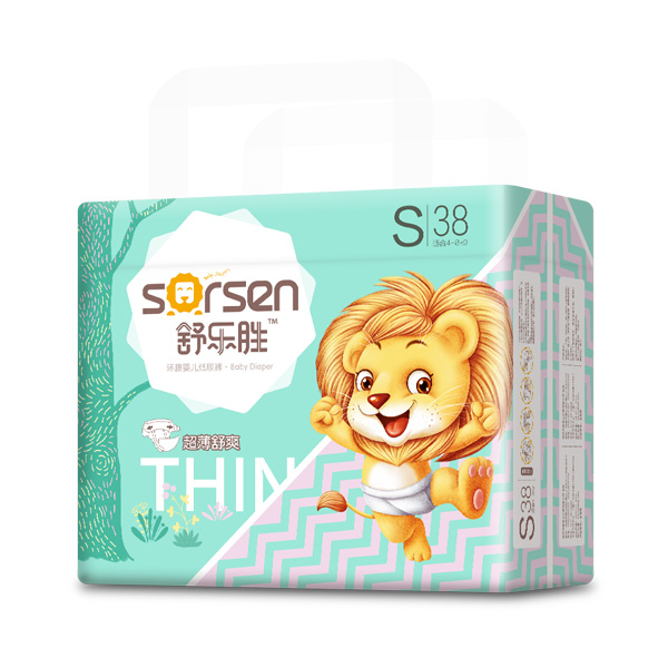 舒樂(lè)勝環(huán)腰嬰兒紙尿褲小包S38