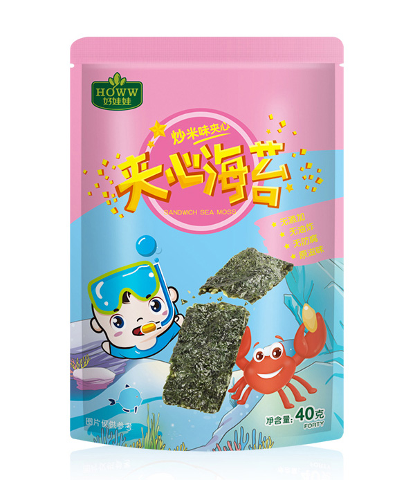 好娃娃炒米味夾心海苔 袋裝