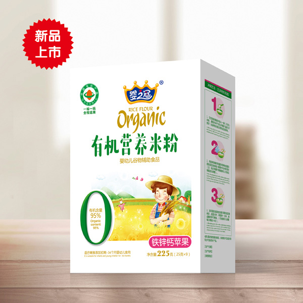 嬰之冠有機營養(yǎng)米粉 鐵鋅鈣蘋果 盒裝.jpg