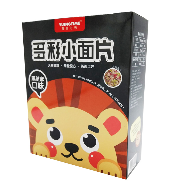 育英時(shí)光多彩小面片 黑芝麻口味