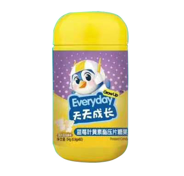 綠健園天天成長 藍(lán)莓葉黃素酯壓片糖果