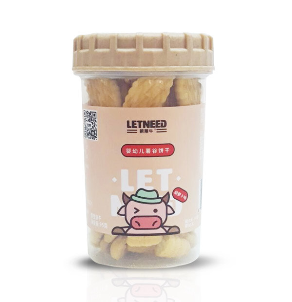 萊萊牛薯谷餅干(胡蘿卜)95g