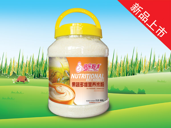 倍樂媽咪營(yíng)養(yǎng)米粉-果蔬多維900g桶裝
