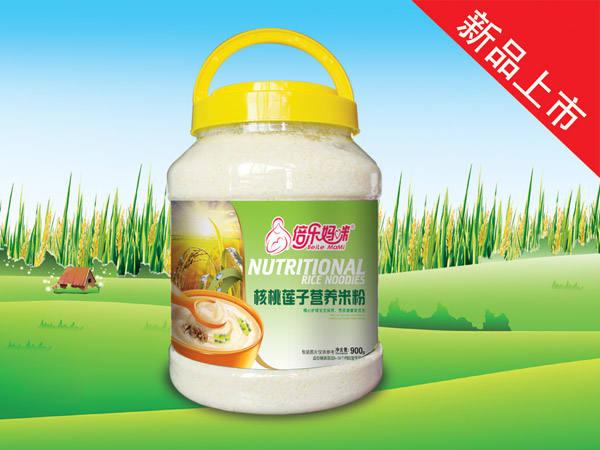 倍樂媽咪營(yíng)養(yǎng)米粉-核桃蓮子900g桶裝