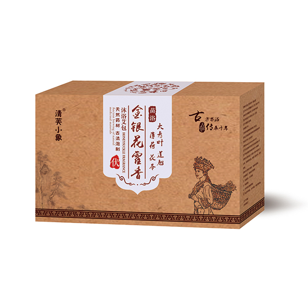 清芙小象苗浴艾包 金銀花霍香