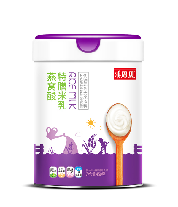 雅恩貝綠色大米燕窩酸特膳米乳