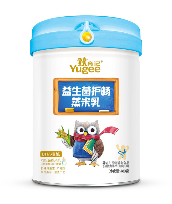 育記益生菌護(hù)暢蒸米乳-DHA核桃480克桶裝