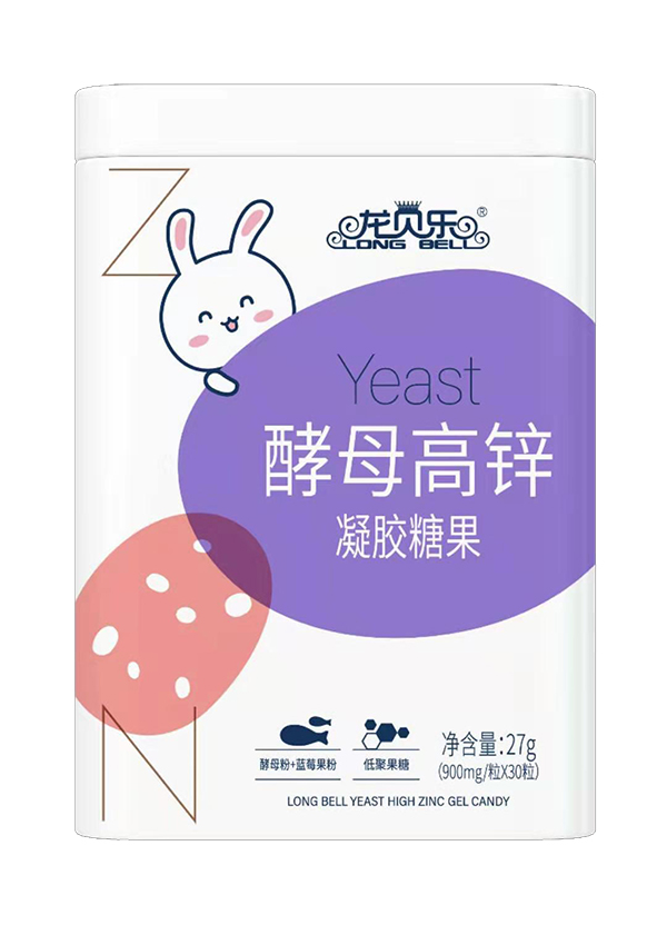龍貝樂酵母鋅凝膠糖果