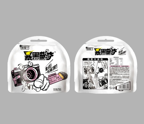 黑帽子75克暴黑曲奇榴蓮芝士味