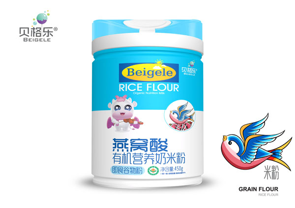貝格樂(lè)燕窩酸有機(jī)營(yíng)養(yǎng)奶米粉 聽(tīng)裝