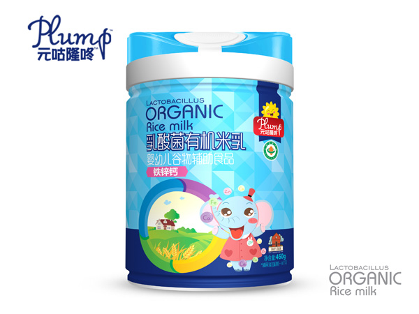 元咕隆咚乳酸菌有機米乳-鐵鋅鈣