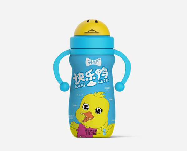 興生代快樂鴨果奶味飲品 藍色 230ml