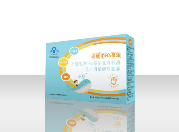 諾禎DHA藻油小袋鼠牌DHA藻油亞麻籽油花生四烯酸軟膠囊