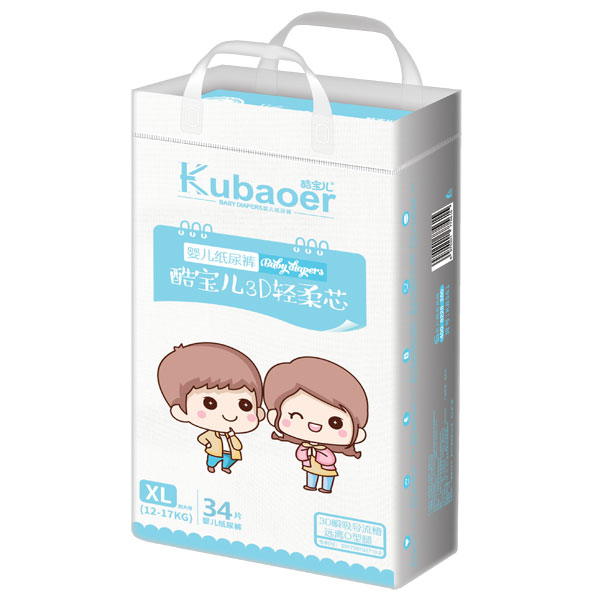酷寶兒3D輕柔芯紙尿褲XL34
