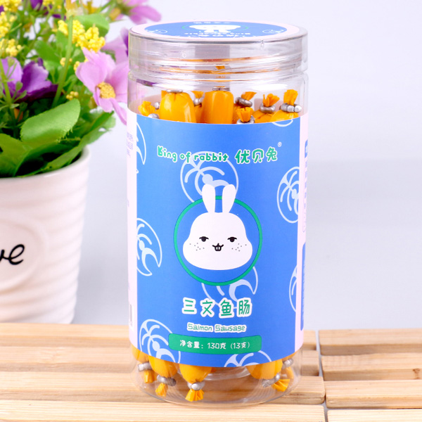 優(yōu)貝兔三文魚(yú)腸130克