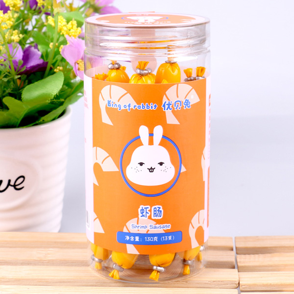 優(yōu)貝兔蝦腸130克