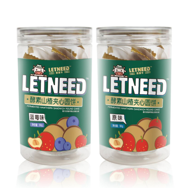 萊萊牛酵素山楂夾心圓餅