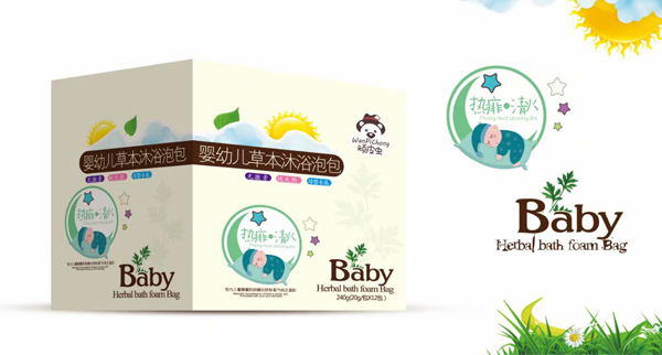 頑皮蟲草本沐浴泡包 (熱痱清火)