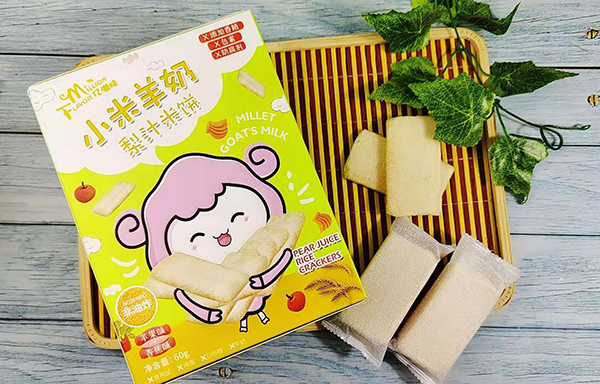 億滋味小米羊奶梨汁米餅 蘋果味+香蕉味