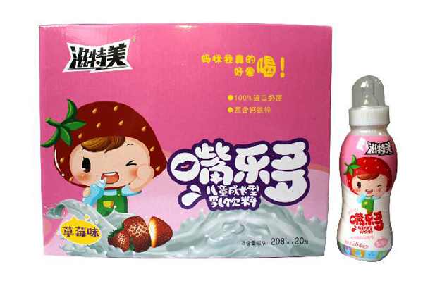 滋特美嘴樂(lè)多兒童成長(zhǎng)型乳飲料 草莓味
