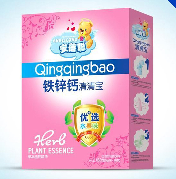 安蓓聰鐵鋅鈣清清寶 盒裝